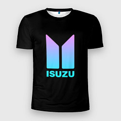 Мужская спорт-футболка Isuzu neon steel