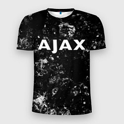 Футболка спортивная мужская Ajax black ice, цвет: 3D-принт