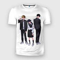 Футболка спортивная мужская Человек-бензопила: Манга, цвет: 3D-принт