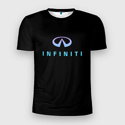 Мужская спорт-футболка Infiniti logo neon