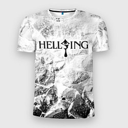Футболка спортивная мужская Hellsing white graphite, цвет: 3D-принт