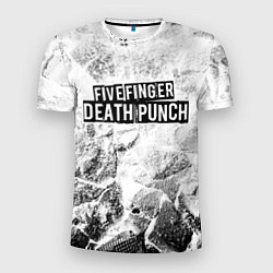 Футболка спортивная мужская Five Finger Death Punch white graphite, цвет: 3D-принт