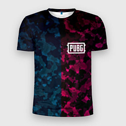 Мужская спорт-футболка PUBG camo texture