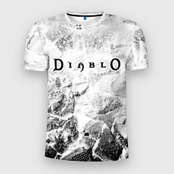 Футболка спортивная мужская Diablo white graphite, цвет: 3D-принт