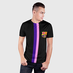 Футболка спортивная мужская Barcelona line, цвет: 3D-принт — фото 2