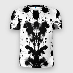 Мужская спорт-футболка The psychedelic Rorschach test - ai art