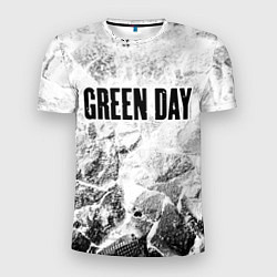 Футболка спортивная мужская Green Day white graphite, цвет: 3D-принт