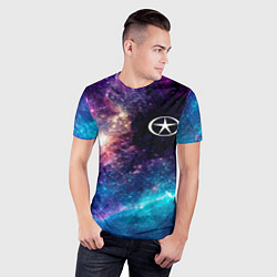 Футболка спортивная мужская JAC space auto, цвет: 3D-принт — фото 2