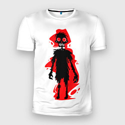 Мужская спорт-футболка Красный Зомби