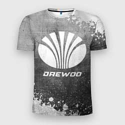 Футболка спортивная мужская Daewoo - grey gradient, цвет: 3D-принт