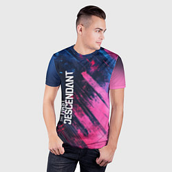Футболка спортивная мужская The First Descendant - Texture, цвет: 3D-принт — фото 2