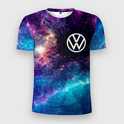 Мужская спорт-футболка Volkswagen space auto