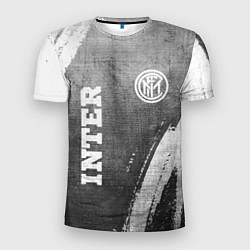 Футболка спортивная мужская Inter - grey gradient вертикально, цвет: 3D-принт