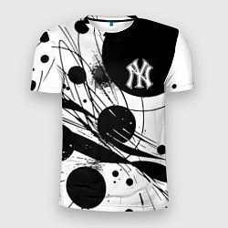 Мужская спорт-футболка New York Yankees baseball team - abstraction