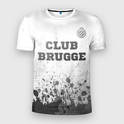 Футболка спортивная мужская Club Brugge - white gradient посередине, цвет: 3D-принт