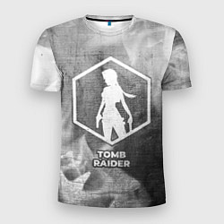 Футболка спортивная мужская Tomb Raider - grey gradient, цвет: 3D-принт