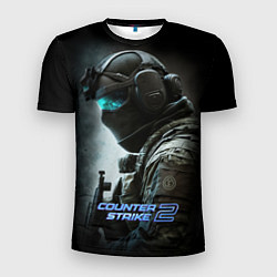 Мужская спорт-футболка Counter strike 2 спецназ