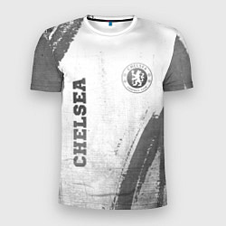 Футболка спортивная мужская Chelsea - white gradient вертикально, цвет: 3D-принт