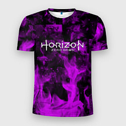 Футболка спортивная мужская Horizon: Zero Dawn flame neon steel, цвет: 3D-принт