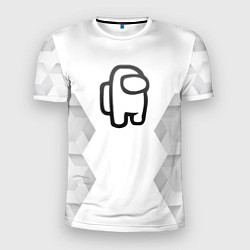 Футболка спортивная мужская Among Us white poly, цвет: 3D-принт