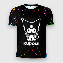 Футболка спортивная мужская Kuromi конфети, цвет: 3D-принт