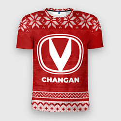 Футболка спортивная мужская Новогодний Changan, цвет: 3D-принт