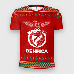 Футболка спортивная мужская Benfica new year, цвет: 3D-принт