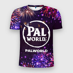 Футболка спортивная мужская Праздничный Palworld, цвет: 3D-принт