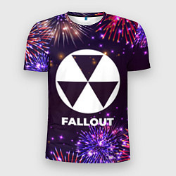 Футболка спортивная мужская Праздничный Fallout, цвет: 3D-принт