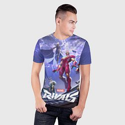 Футболка спортивная мужская Герои Marvel rivals, цвет: 3D-принт — фото 2
