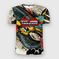 Мужская спорт-футболка Tekken dragon tatoo