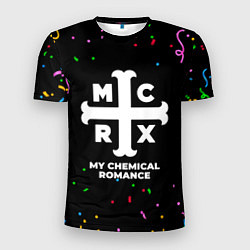 Футболка спортивная мужская My Chemical Romance конфети, цвет: 3D-принт