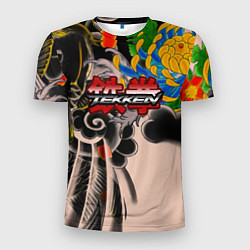 Мужская спорт-футболка Tekken tatoo japan