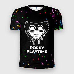 Футболка спортивная мужская Poppy Playtime конфети, цвет: 3D-принт