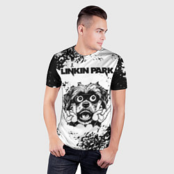Футболка спортивная мужская Linkin Park - рок пес, цвет: 3D-принт — фото 2