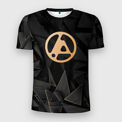 Футболка спортивная мужская Linkin Park 2024 golden poly, цвет: 3D-принт