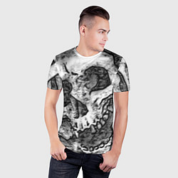 Футболка спортивная мужская Беззубый, цвет: 3D-принт — фото 2
