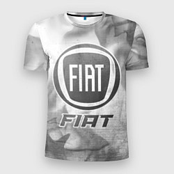 Футболка спортивная мужская Fiat - white gradient, цвет: 3D-принт