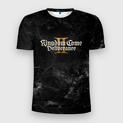 Футболка спортивная мужская Kingdom Come Deliverance 2 dark logo, цвет: 3D-принт