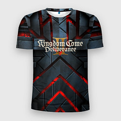 Футболка спортивная мужская Kingdom Come Deliverance 2 каменные плиты, цвет: 3D-принт