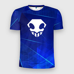 Футболка спортивная мужская Bleach blue poly, цвет: 3D-принт