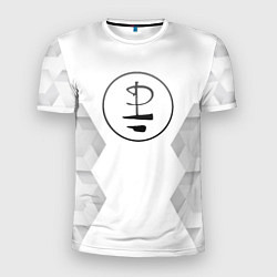 Футболка спортивная мужская Pink Floyd white poly, цвет: 3D-принт