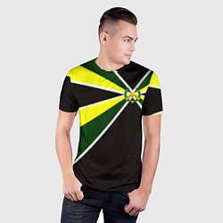 Футболка спортивная мужская Мотострелковые войска: лавры, цвет: 3D-принт — фото 2