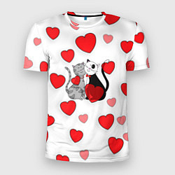 Футболка спортивная мужская Атмосфера любви, цвет: 3D-принт