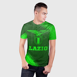 Футболка спортивная мужская Lazio - green gradient, цвет: 3D-принт — фото 2