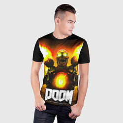 Футболка спортивная мужская Doom - revenant, цвет: 3D-принт — фото 2