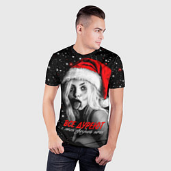 Футболка спортивная мужская Все дуреют с этой звездной ночи, цвет: 3D-принт — фото 2