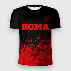 Футболка спортивная мужская Roma - red gradient посередине, цвет: 3D-принт