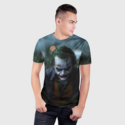Футболка спортивная мужская Джокер в траве, цвет: 3D-принт — фото 2