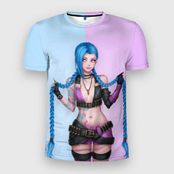 Мужская спорт-футболка League of Legends - Jinx